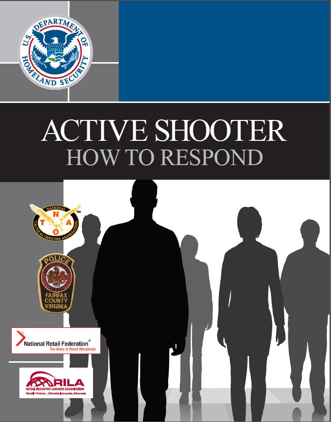 DHS Active Shooter Educational Booklet (Thumbnail)