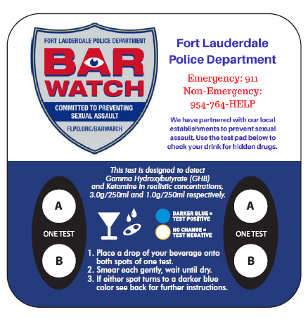 Bar Watch Coaster Front